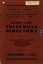 Telephone directory front cover